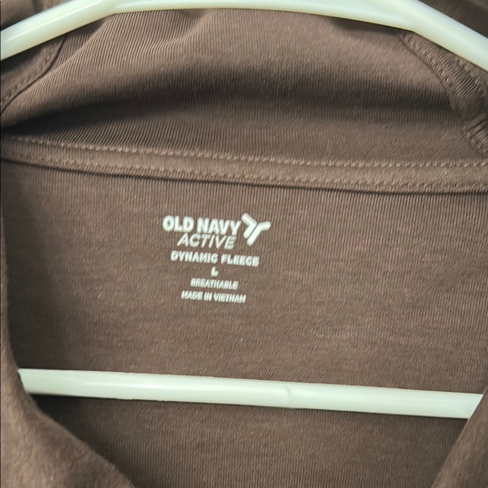 Old Navy Brown Hooded Sweatshirt Relaxed Fit - Picture 2 of 3